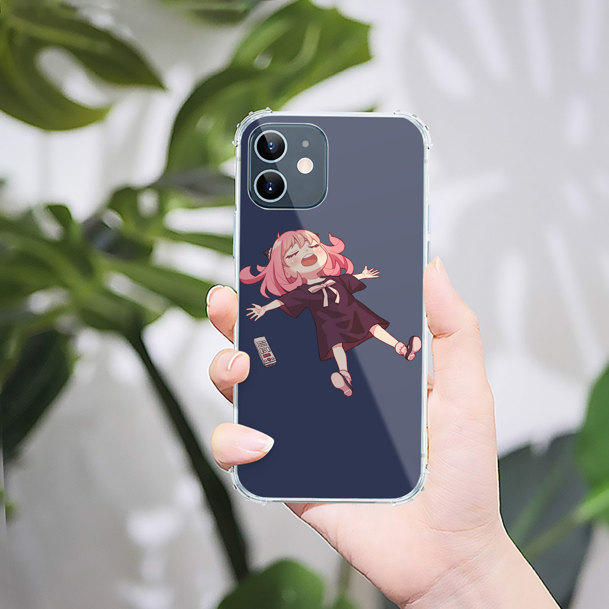 （画像用） SPY×FAMILY间谍家家酒 【iPhone 12シリーズ対応】透明スマホケース（クリアソフトケース）